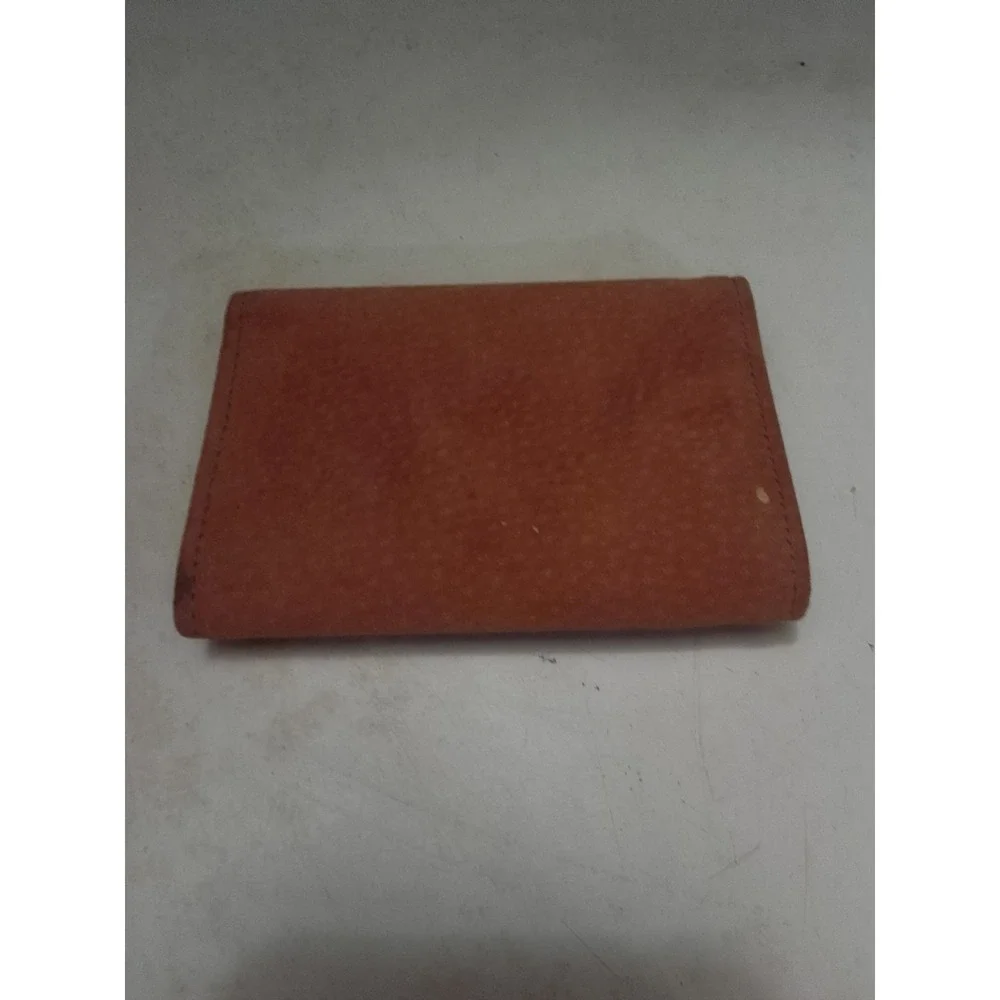 Mens Leather Tan Colored Dallas Cowboys Trifold Wallet